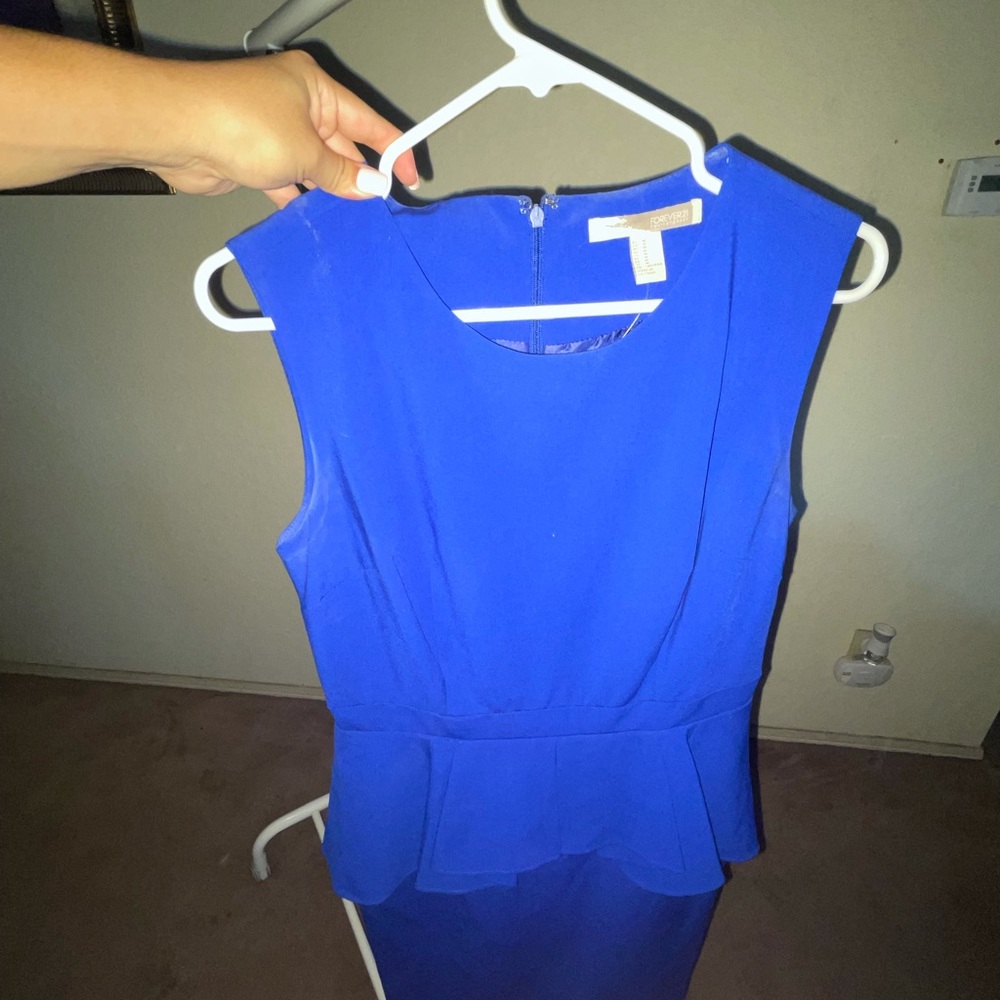 Royal blue dress